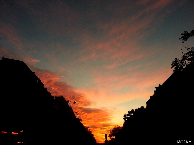 Sunset on Paris