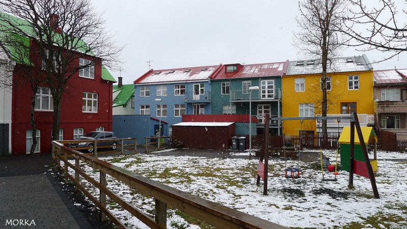 Ensemble de maisons, Reykjavík