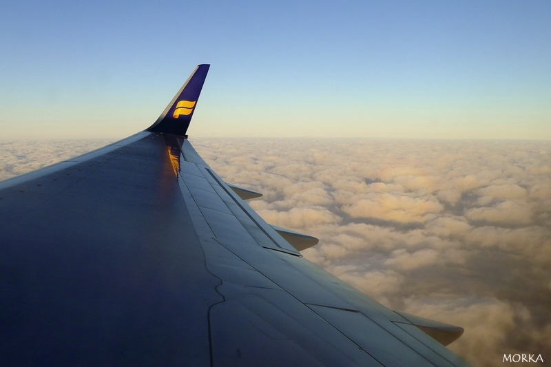 Au dessus des nuages d'Islande avec Icelandair
